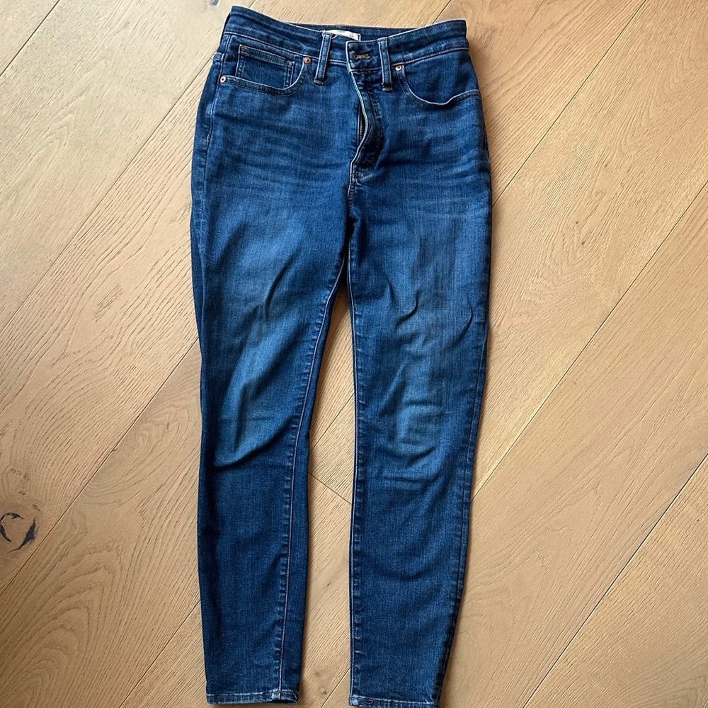 Madewell Dark Blue Skinny Jeans